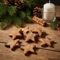 Étoiles décoratives en noix de coco naturelles 5,5-7 cm - Lot de 30 | Floristik24.fr