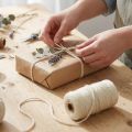 Bobine de ficelle en jute crème Ø3mm 200m | Floristik24.fr
