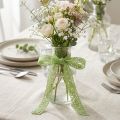 Ruban en dentelle verte 18 mm x 20 m pour décoration et loisirs créatifs | Floristik24.fr