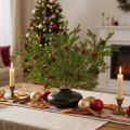 Kits de branches de pin artificielles avec pommes de pin 48 cm – Lot de 3 branches vertes pour décoration de Noël | Floristik24.fr