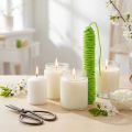 Fil décoratif en laine et jute 55m vert néon | Floristik24.fr