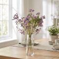 Bouquet de fleurs artificielles violettes 51 cm en polyester et plastique | Floristik24.fr