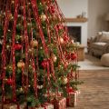 Rideau Lametta Rouge Métallisé 90 × 200 cm pour Décorations de Fêtes | Floristik24.fr