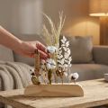 Support en Bois pour Fleurs Séchées avec Trous, 25 cm | Floristik24.fr