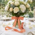 Ruban cadeau et décoration 40 mm x 50 m abricot | Floristik24.fr