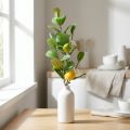 Branche Décorative Citronnier avec Fruits et Fleurs Artificiels, 68 cm | Floristik24.fr