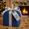 Étiquettes Cadeaux « Bonne Année » Argentées 8 × 3,5 cm - Lot de 50 | Floristik24.fr