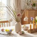 Lapins de Pâques en Papier Alvéolé à Suspendre 7×4,5×6 cm – Lot de 5 | Floristik24.fr