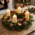 Boules naturelles décoratives en bois 15 pièces 8-10 cm | Floristik24.fr