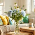 Fleur artificielle Échinacée Blanc 90 cm | Floristik24.fr