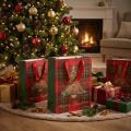 Lot de 4 sacs cadeaux de Noël