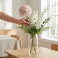 Allium décoratif artificiel fleur rose Ø18cm L90cm | Floristik24.fr