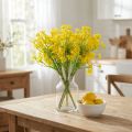 Fleurs artificielles camomille jaunes en bouquet 28 cm – Lot de 3 | Floristik24.fr
