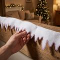 Guirlande imitant des stalactites en neige avec paillettes 13×180 cm – Lot de 3 | Floristik24.fr