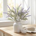 Lot de 3 bouquets de lavande artificielle en violet, 38 cm, 9 tiges | Floristik24.fr
