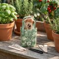 Set jardinage avec corde en jute, ciseaux et étiquettes en bois | Floristik24.fr