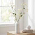 Branche artificielle de fleurs de pommier crème 108 cm, lot de 2 | Floristik24.fr