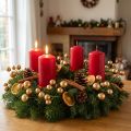 Boules dorées décoratives en plastique sur tiges 2 cm 48 pièces | Floristik24.fr