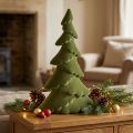 Sapin décoratif floqué Sapin de Noël vert 60cm | Floristik24.fr