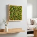Moquette de mousse artificielle verte clair 25×25 cm pour décoration intérieure | Floristik24.fr