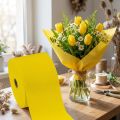 Rouleaux de papier crépon jaune 10 cm x 250 cm - Lot de 2 | Floristik24.fr
