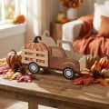 Camionnette en bois avec citrouille – Décoration d’automne 20×7,5×12,5 cm | Floristik24.fr