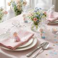 Figurines décoratives bébés – bleu et rose – 4,5 cm – lot de 2 | Floristik24.fr