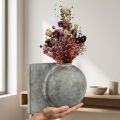 Bouquet de fleurs séchées lila avec trèfle, immortelles, lin et fenouil – 35 cm, 150 g | Floristik24.fr