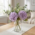 Hortensies artificielles violettes Ø18cm - 69cm, lot de 2 | Floristik24.fr