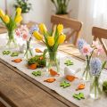 Décorations en bois oiseaux et papillons colorés 2 cm - Lot de 144 | Floristik24.fr