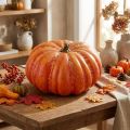 Citrouille décorative artificielle orange 27 cm | Floristik24.fr