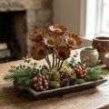 100 Tiges de Compacta Rosette Séchées Naturelles pour Décoration | Floristik24.fr