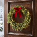 Couronne en Sapin Artificiel avec Pommes de Pin – Décoration de Noël Ø36cm Vert | Floristik24.fr