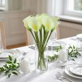 Mini calla artificielle blanc L 28cm 12 pcs | Floristik24.fr