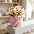 Bande de Feutre Rose 7,5 cm x 5 m en Laine de Mouton | Floristik24.fr