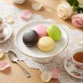 Set de 8 Macarons Décoratifs Artificiels Multicolores 5 cm | Floristik24.fr