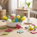 Décorations à Parsemer en Bois - Motifs Oiseaux et Papillons, Couleurs Vives, 144 Pièces | Floristik24.fr
