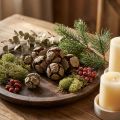 Cônes de cyprès naturels 3 cm 500 g | Floristik24.fr