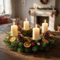Pommes de pin naturelles Maritima, décoration de Noël et de deuil, H12-15cm Ø6,5-10cm, lot de 50 | Floristik24.fr