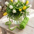Fil laine et jute décoratif Vert clair 25 m | Floristik24.fr