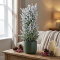Wacholder artificiel enneigé en pot H47cm | Floristik24.fr