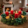 Mini boules de Noël vertes en verre avec fil - Ø25mm - Lot de 140 | Floristik24.fr