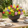 Coupe décorative avec pied anthracite Ø26cm | Floristik24.fr