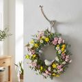 Patère Murale Vintage en Métal Argenté avec Double Crochet, H22cm | Floristik24.fr
