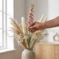 Fleurs séchées Delphinium rose 64 cm – Décoration intérieure | Floristik24.fr