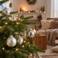 Boules de Noël en verre argenté 8,5 cm - Lot de 12 | Floristik24.fr