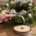 Ruban décoratif argenté aspect métallisé pour bijoux 15 mm 15 m | Floristik24.fr