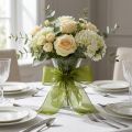 Ruban organza vert olive 40 mm x 50 m | Floristik24.fr