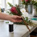 Fil décoratif laqué noir Ø0,50mm 50m sur bobine | Floristik24.fr