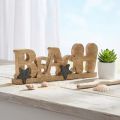 Décoration en bois « Beach » avec motifs marins – 35×12 cm | Floristik24.fr